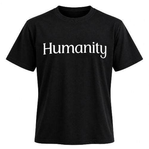 Humanity Graphic T-Shirt – Unity and Kindness Statement Tee – LB AND SK ...