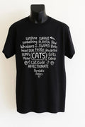 Cat Lover Heart Word Graphic Tee