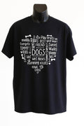Dog Lover Heart Graphic Tee